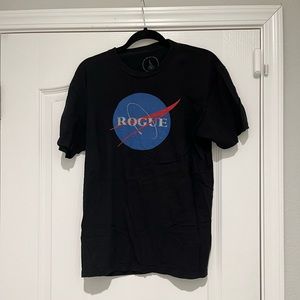 NASA T-shirt with "Rogue" Overlay Size Large